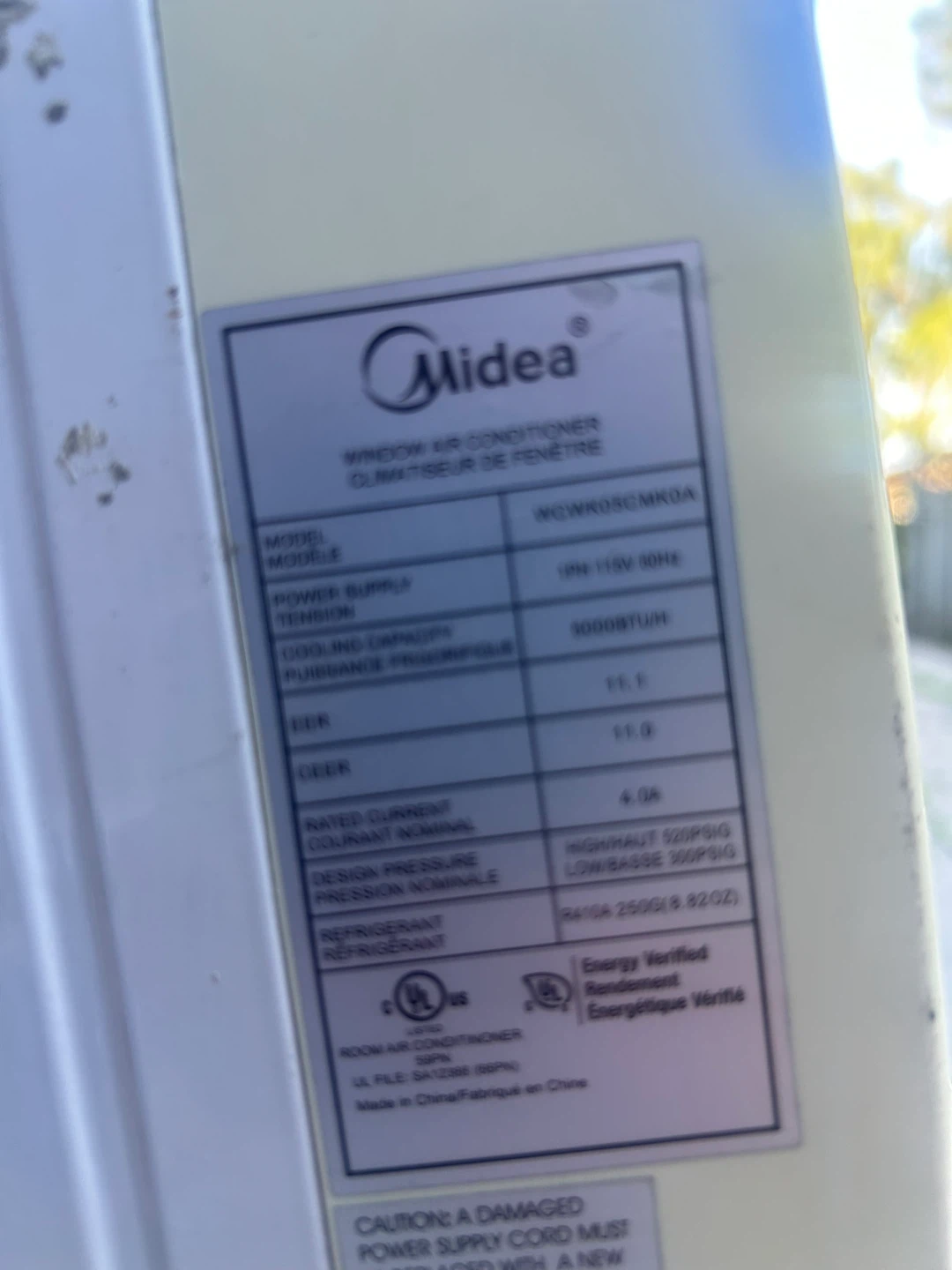 Midea Window Air Conditioner - photo 3