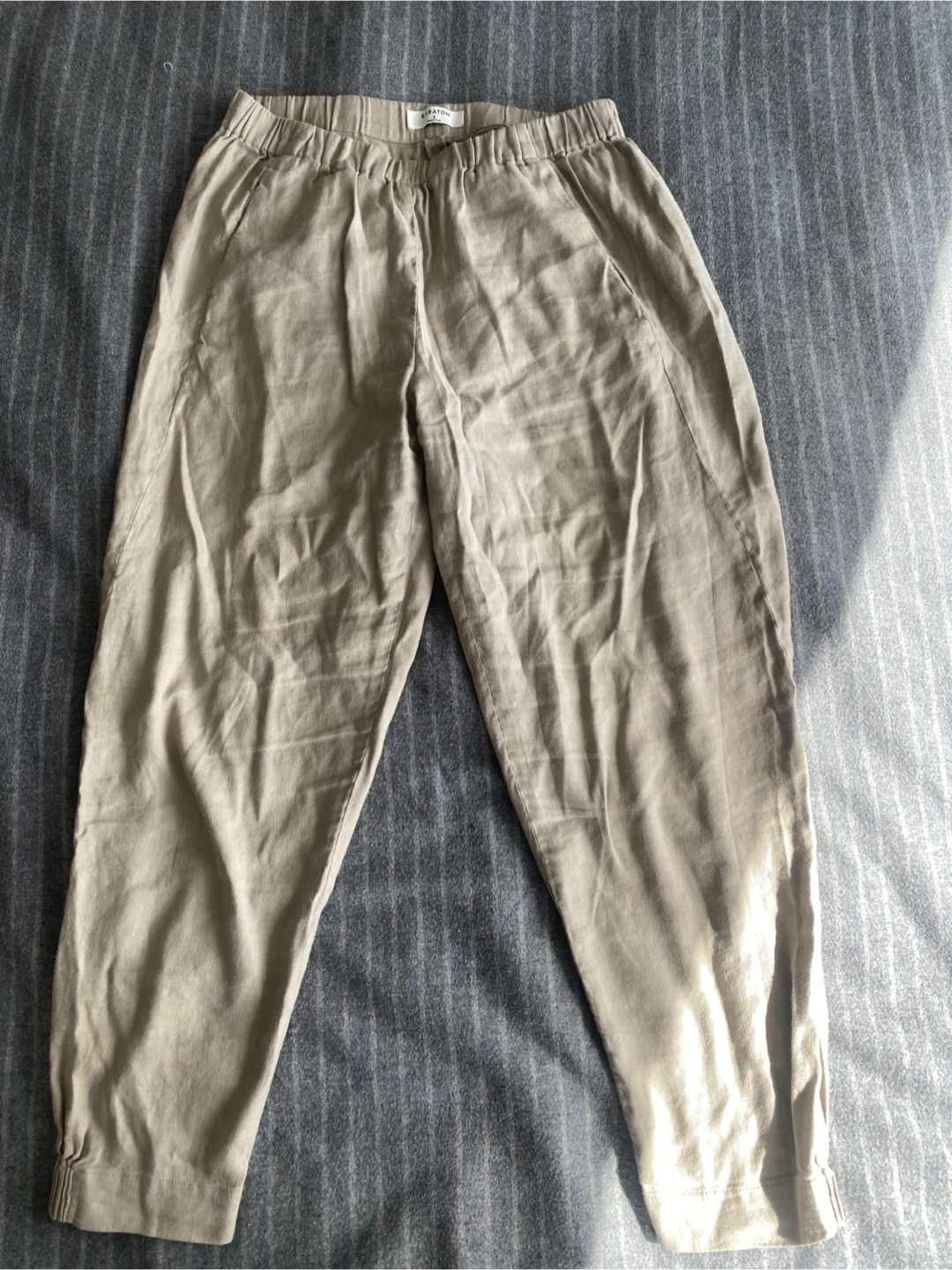 Babaton Linen Jogger-style pant