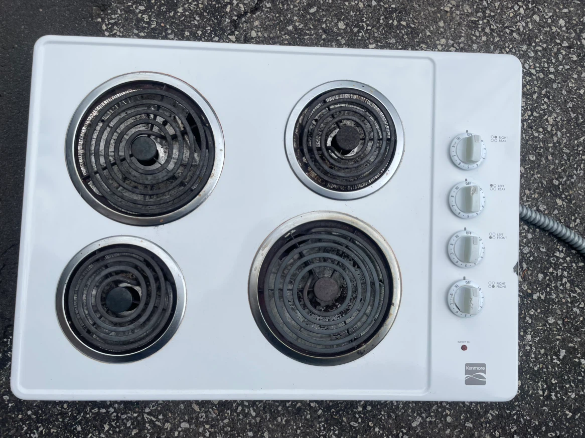 Stove cook top Kenmore 30"- 4 Burner coil