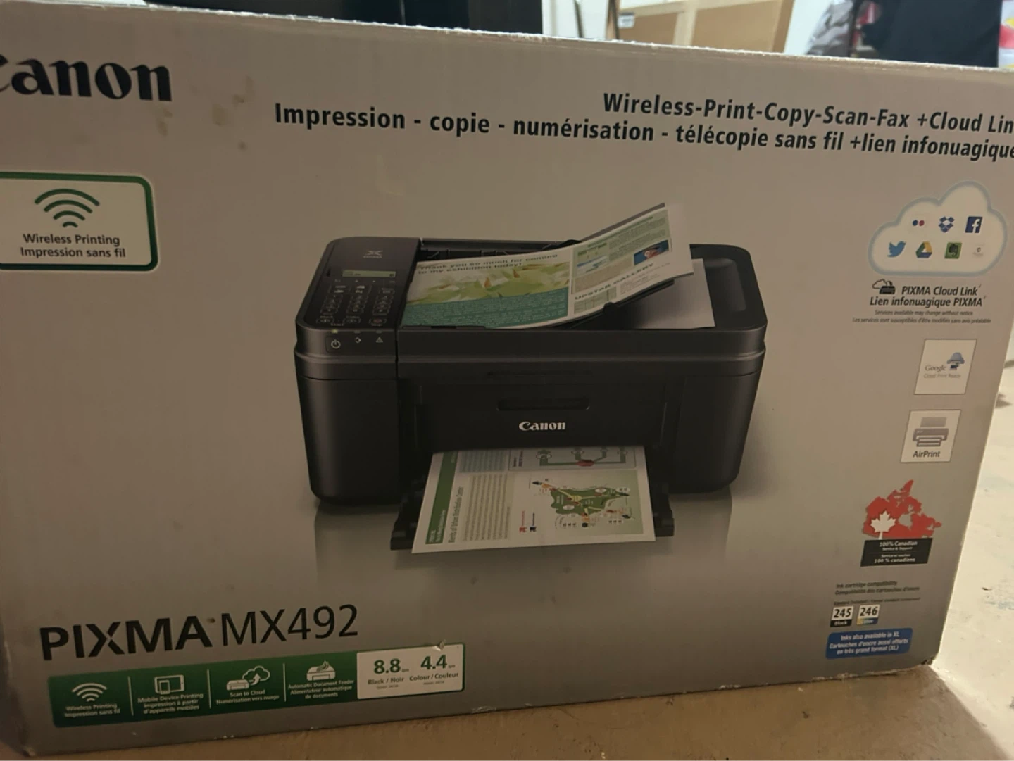 Canon PIXMA MX492 Wireless All-in-One Printer