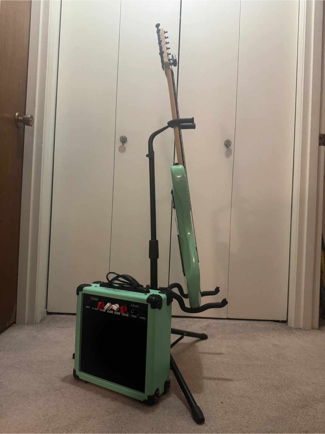 LYX PRO Electric Guitar - Mint Green - photo 4