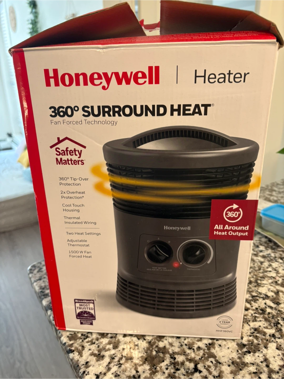Honeywell 360 Degree Surround Heat Heater
