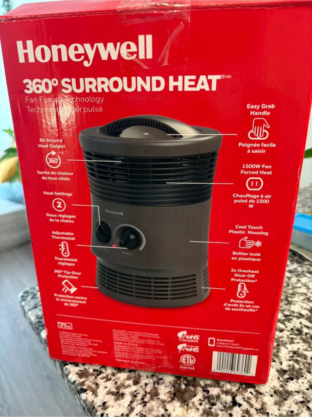 Honeywell 360 Degree Surround Heat Heater - photo 2