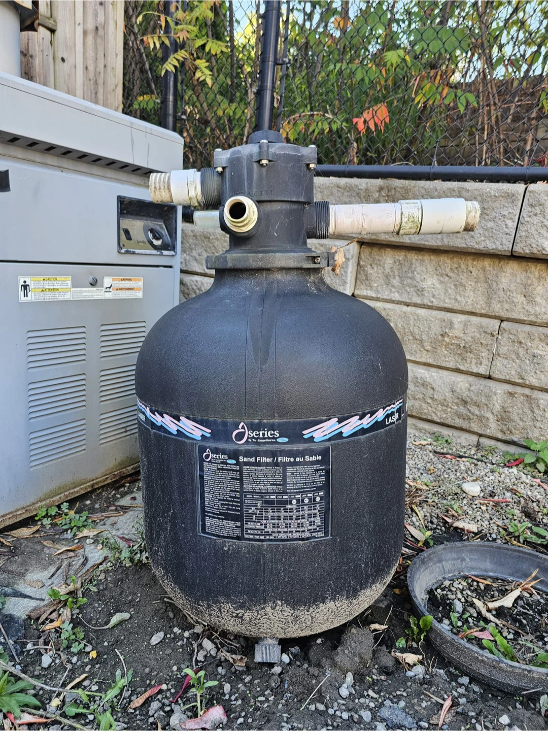 Pool filter and water pump