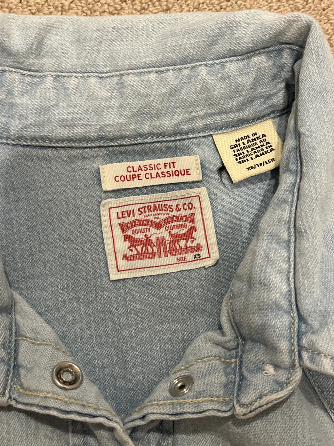 Levi's Classic Fit Denim Shirt - photo 2