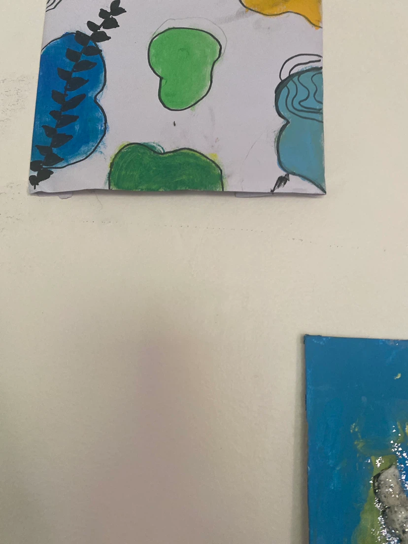Hand-drawn abstract art piece