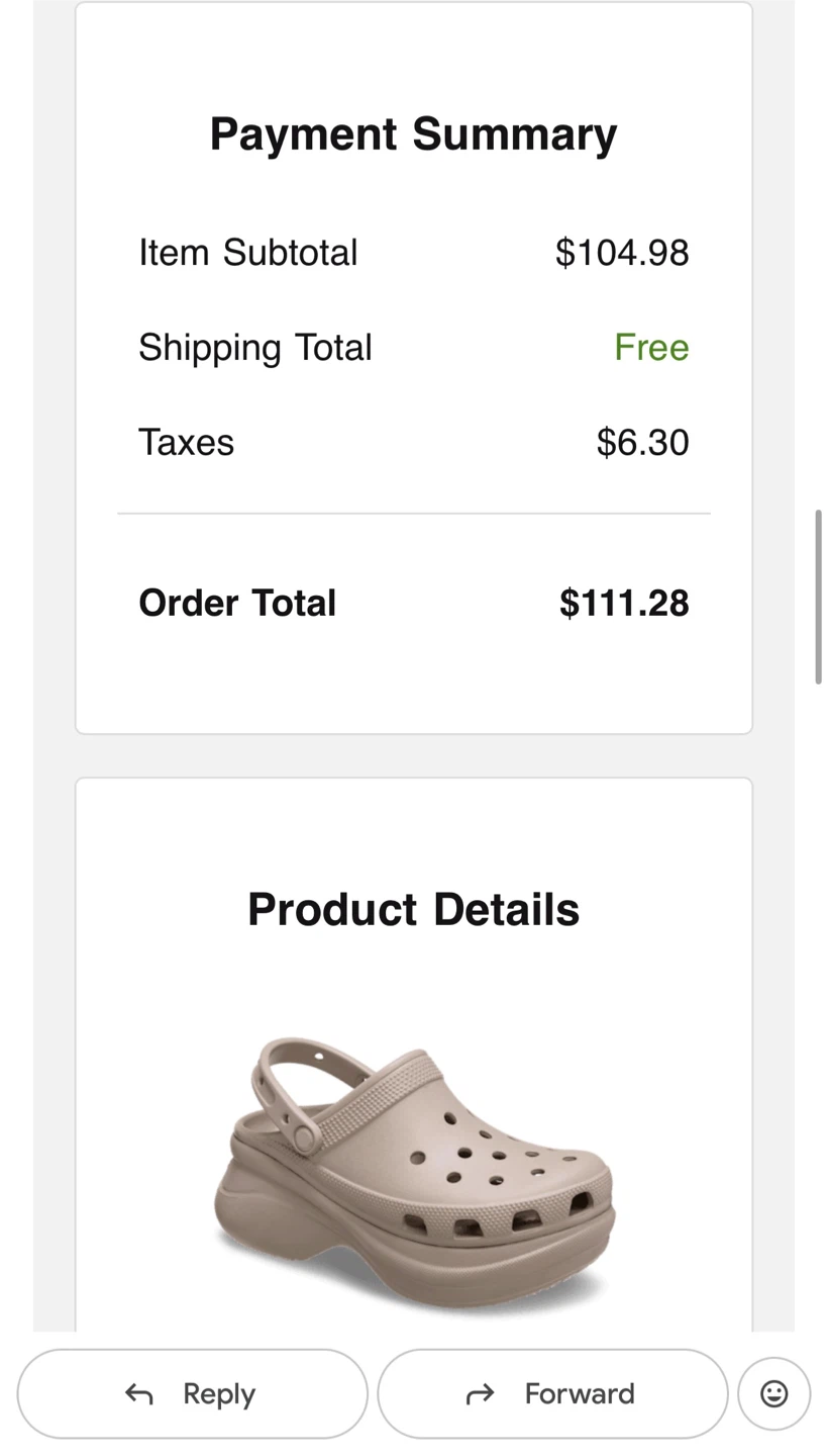 Crocs Bae Clog - Taupe, Size W7 - photo 2