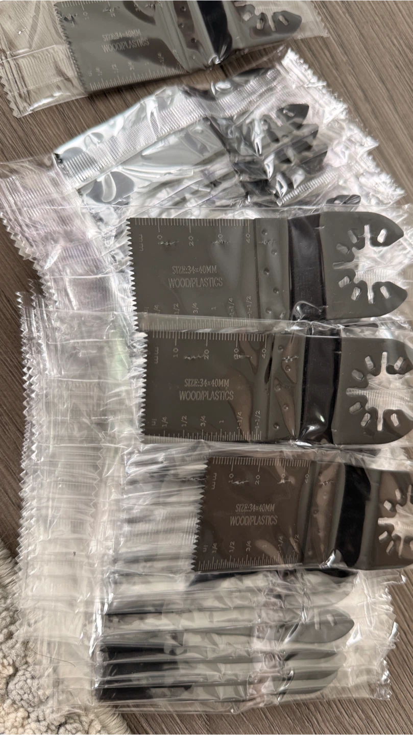 100 pcs. Multi-Tool Saw Blades for Wood/Plastics