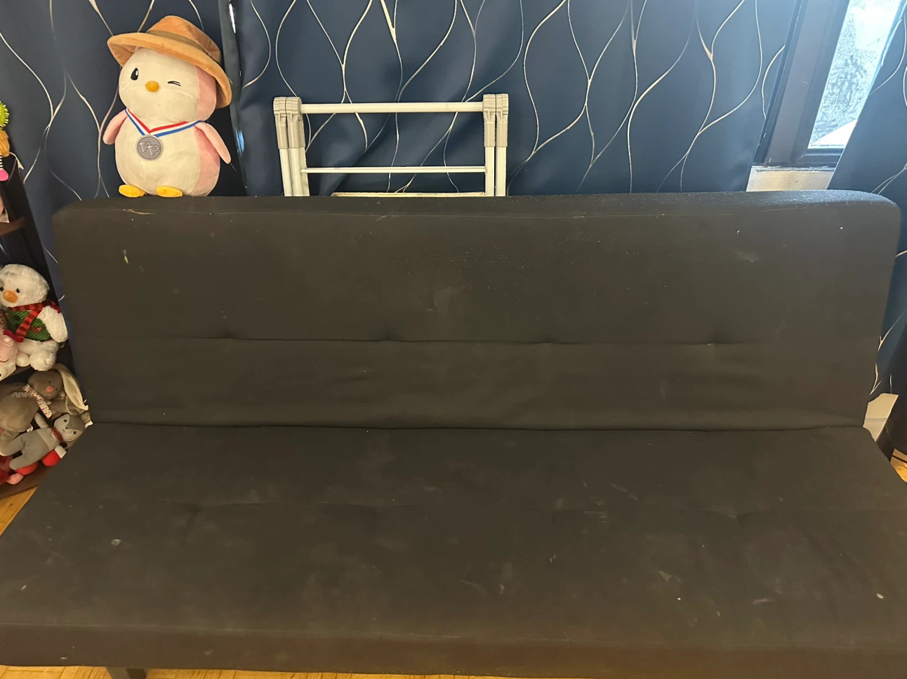 Black Futon Couch - photo 2