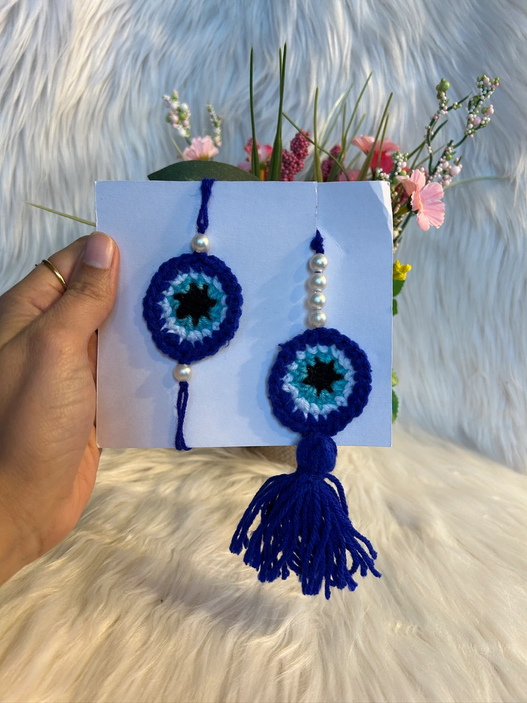 Trendy Handmade Crochet Rakhi - photo 2