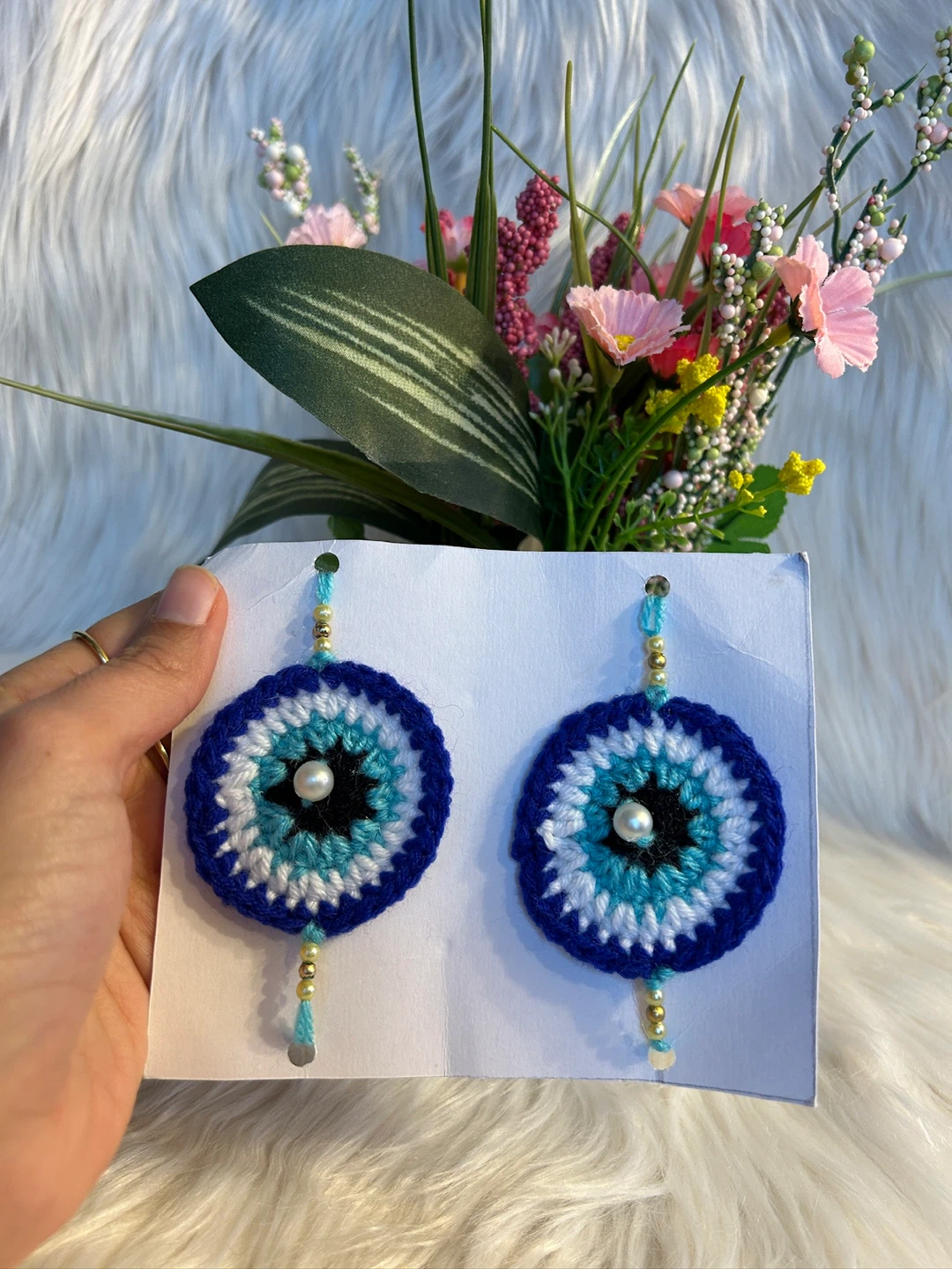 Trendy Handmade Crochet Rakhi - photo 4