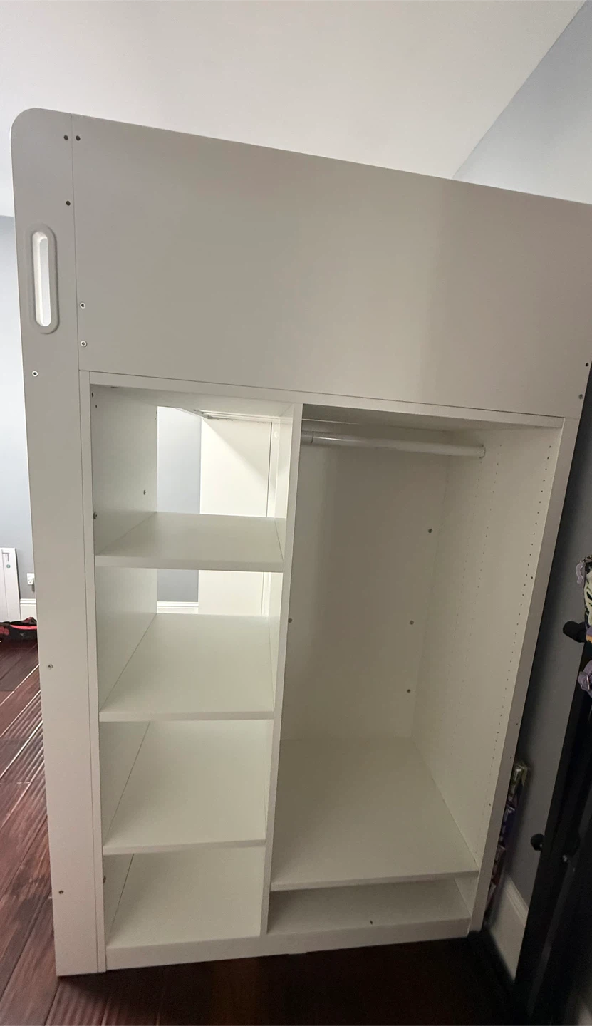 SMÅSTAD Loft Bed Frame, Desk and Storage - photo 5