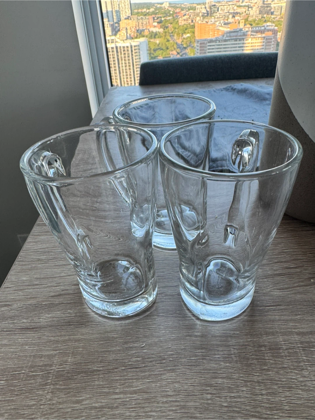 Set of 6 Clear Glass Tumblers