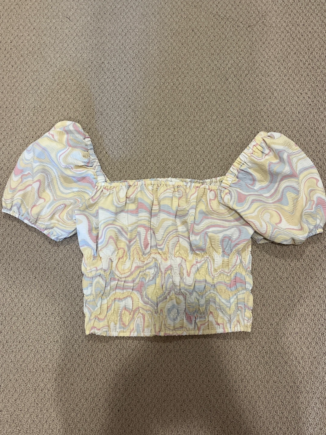 Elodie Smocked Puff Sleeve Top