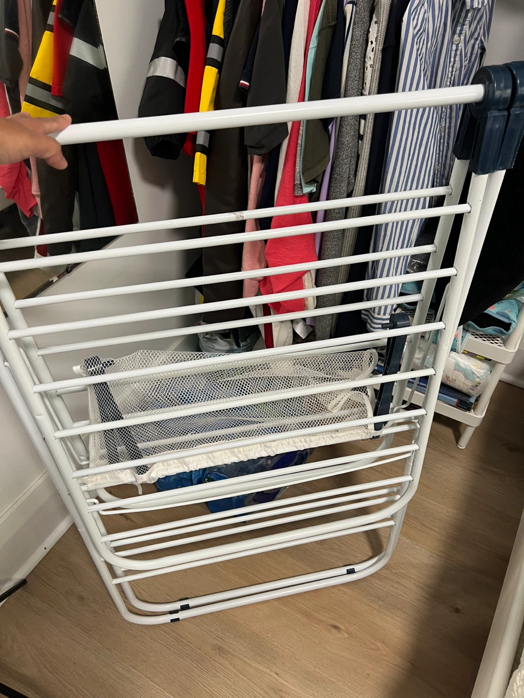 White Folding Drying Rack