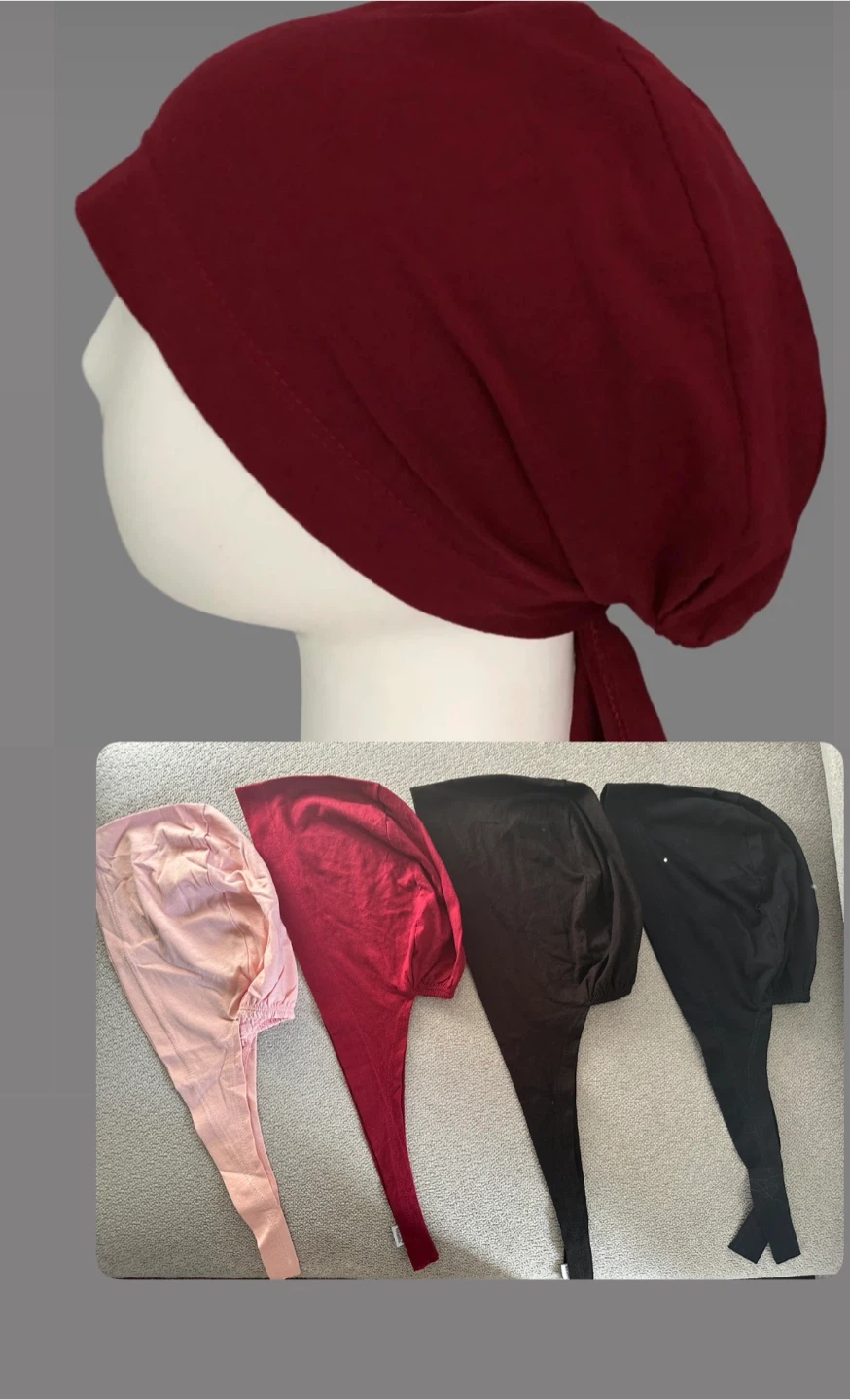 Bonnet/ Scrub Caps - Cotton - New