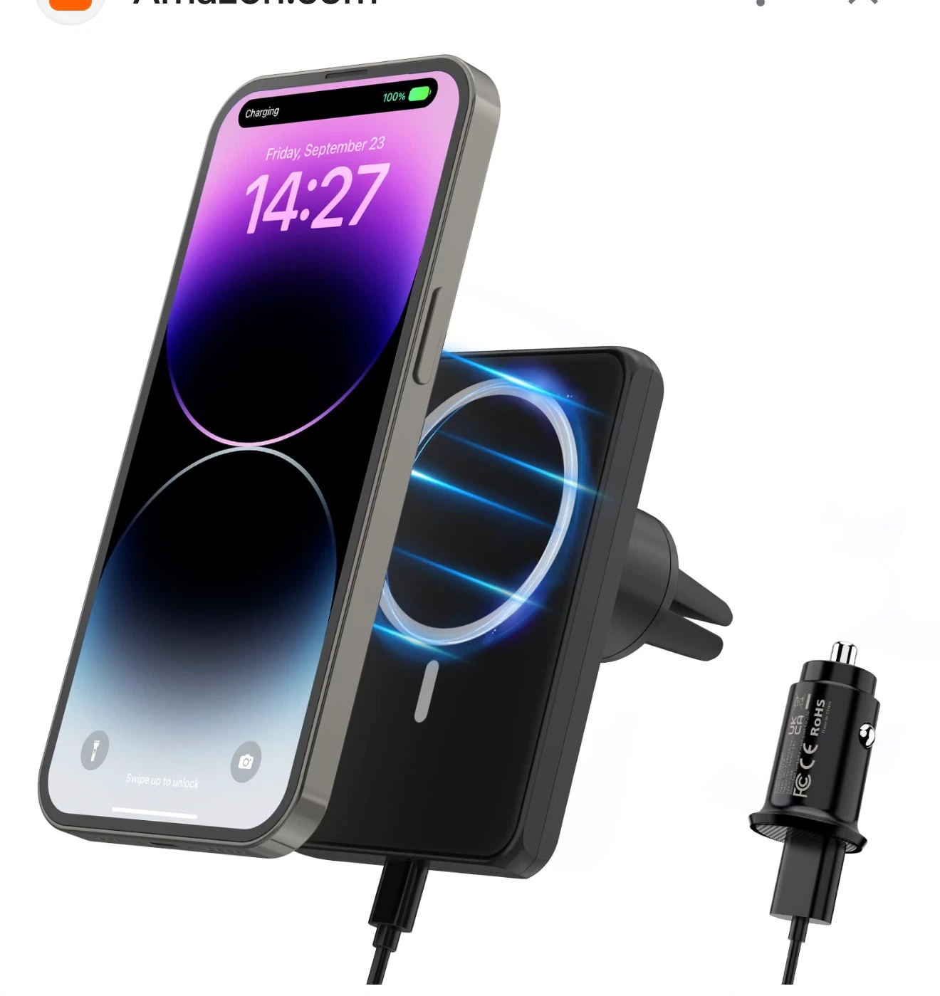 Celltronix Titanium 3-in-1 Folding Wireless Charging Stand - photo 2