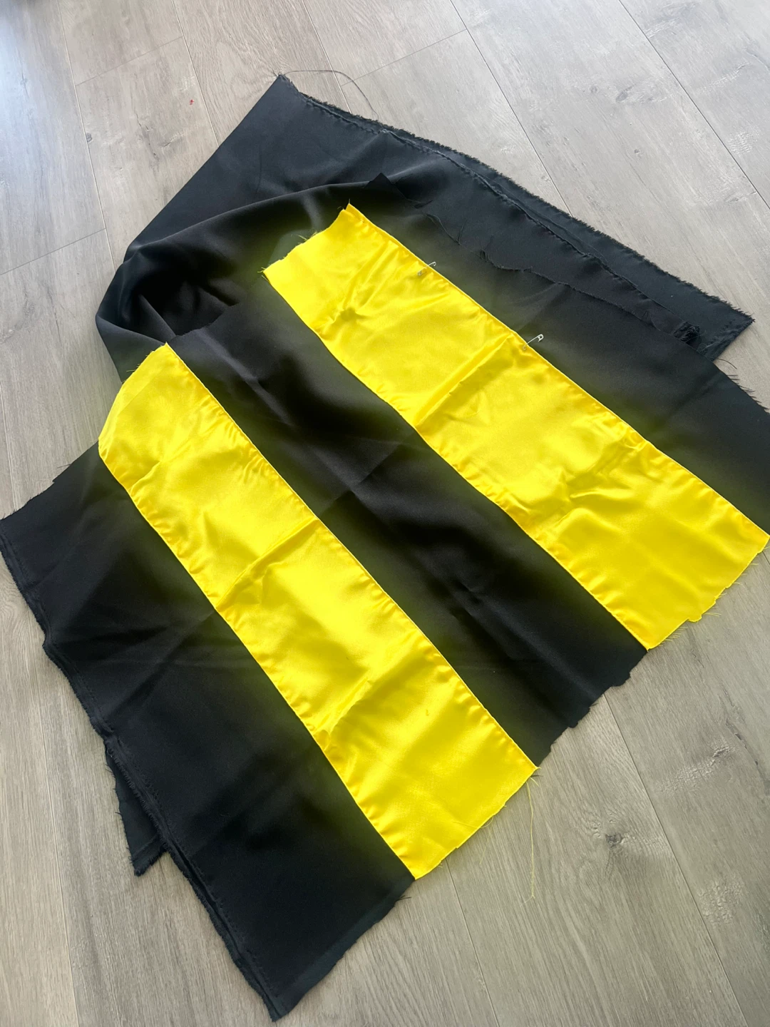 Black and Yellow Striped Fabric Panel Bumblebee 🐝 DIY Costume