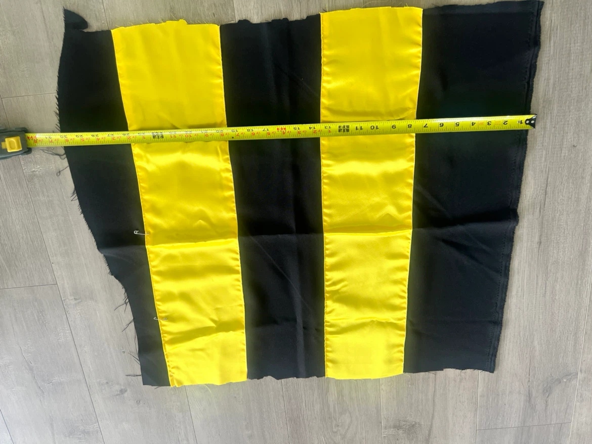 Black and Yellow Striped Fabric Panel Bumblebee 🐝 DIY Costume - photo 4