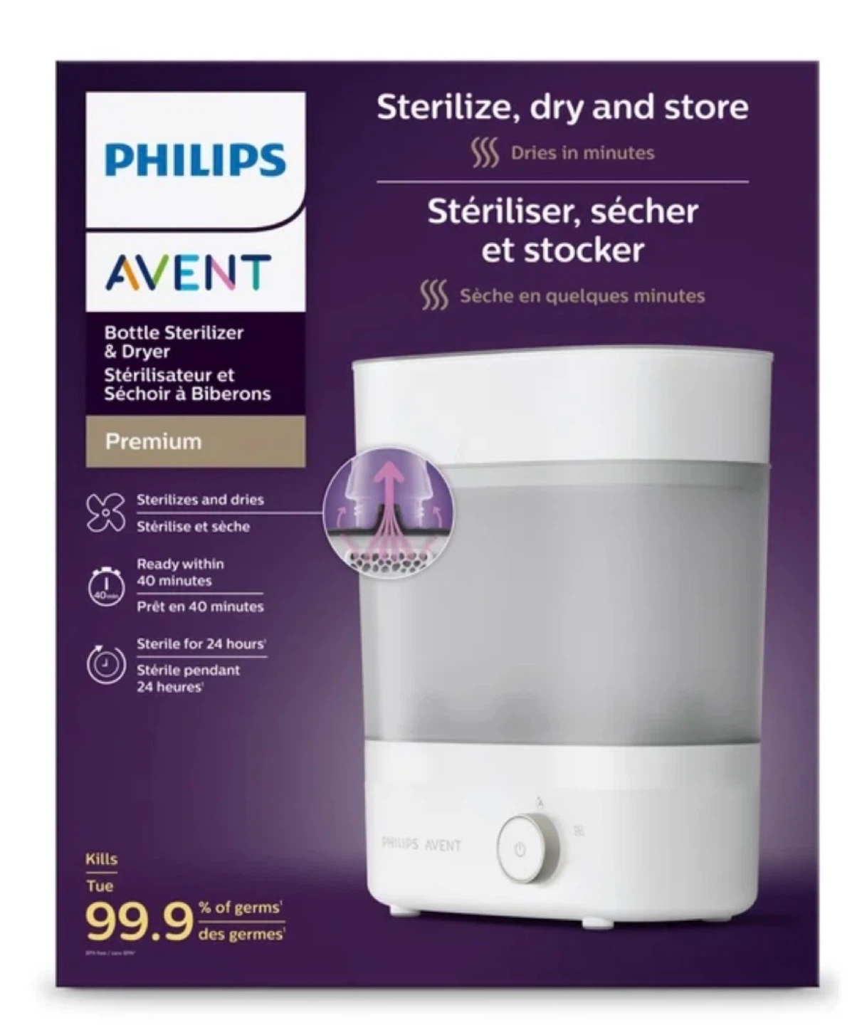 Philips Avent Premium Baby Bottle Sterilizer and Dryer