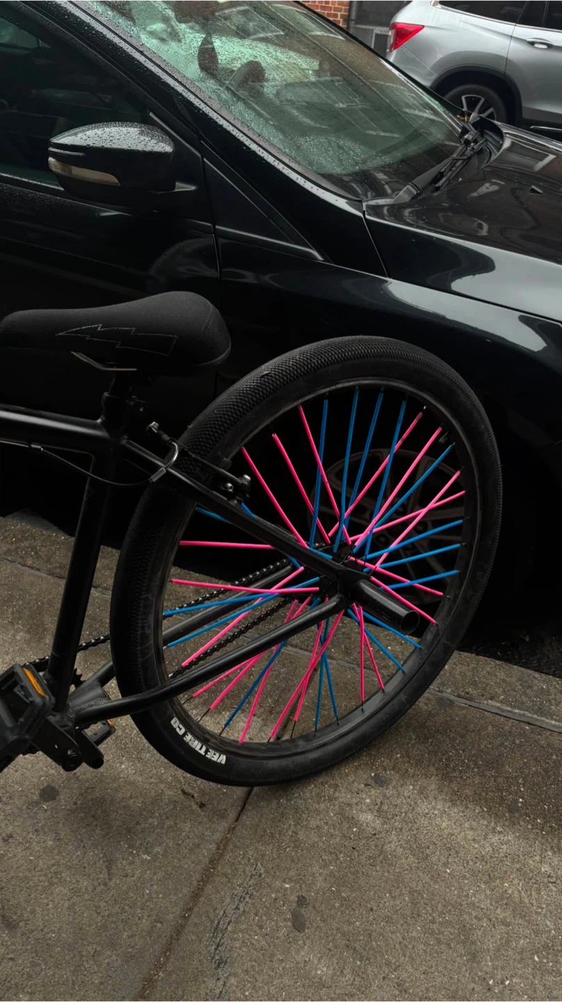Black 29" SE Bike with Pink and Blue Spokes - photo 4