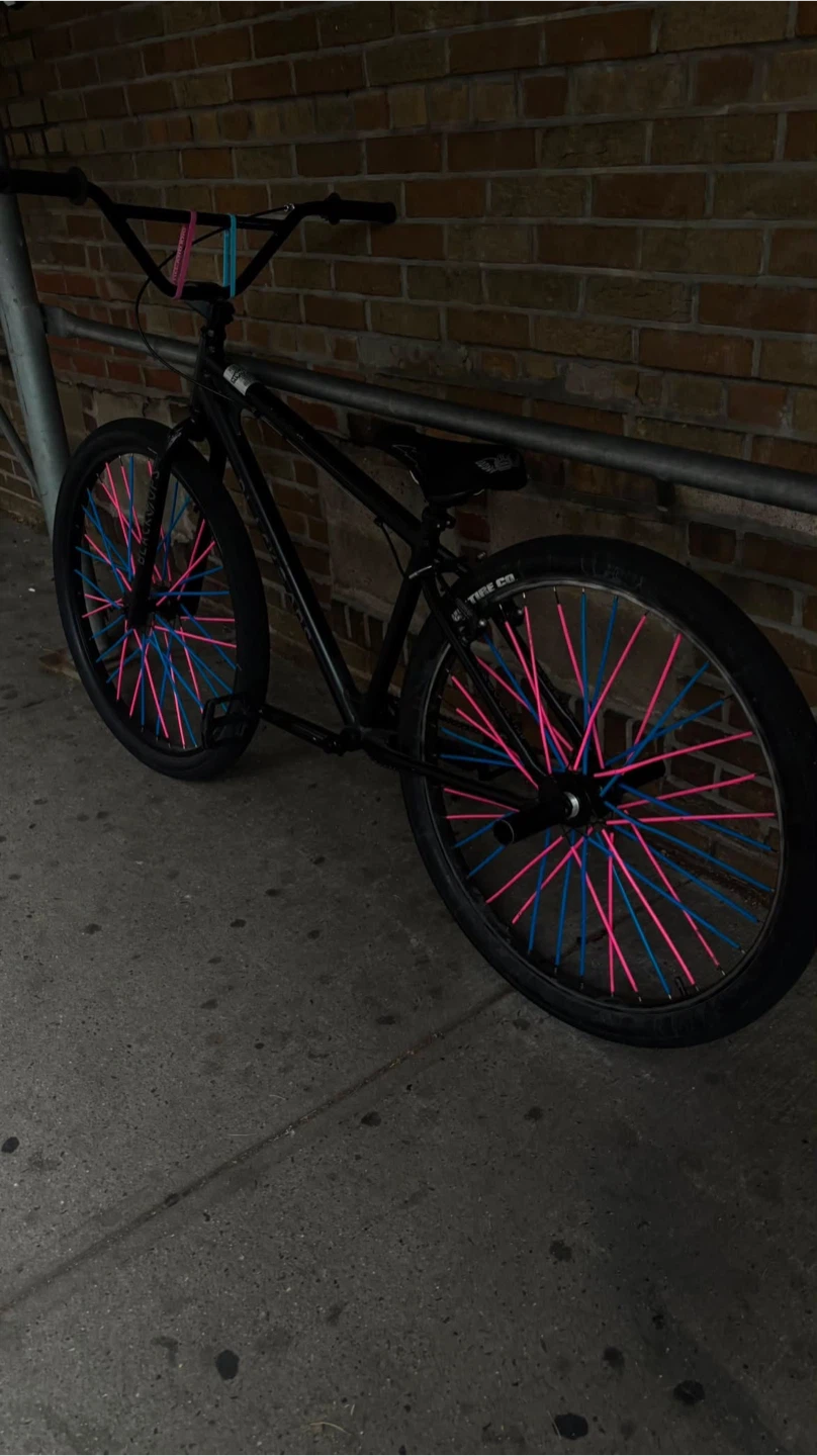 Black 29" SE Bike with Pink and Blue Spokes - photo 5