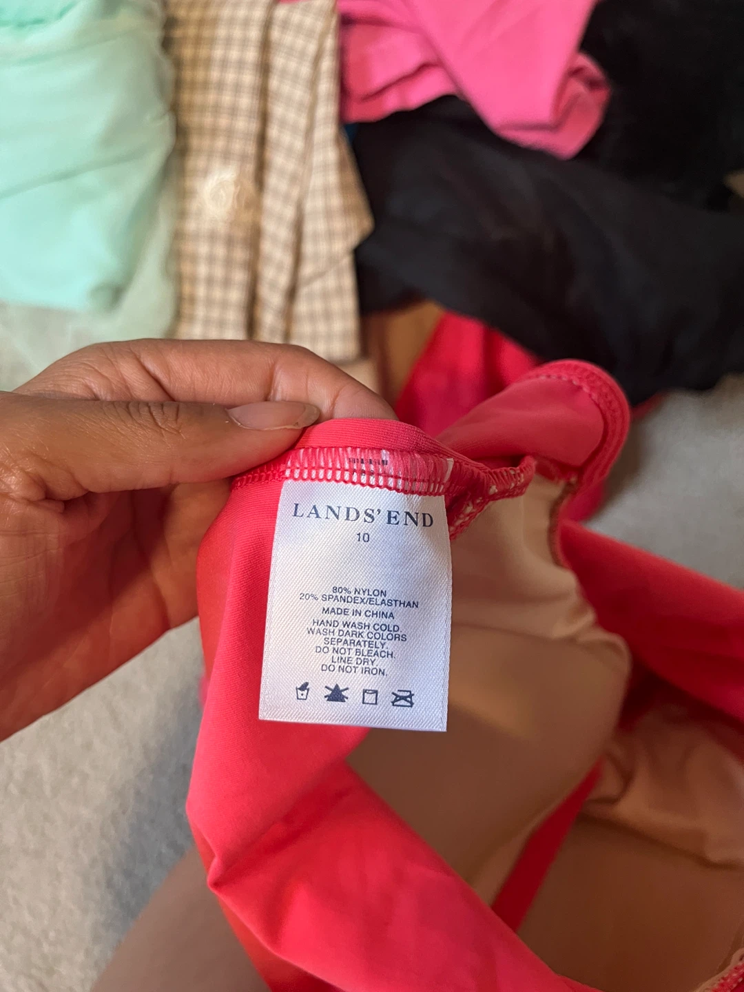 Pink Tankini Top - Size 10 - photo 3