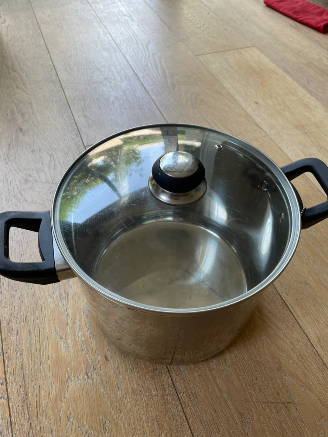 Stainless Steel Stock Pot with Glass Lid - photo 2
