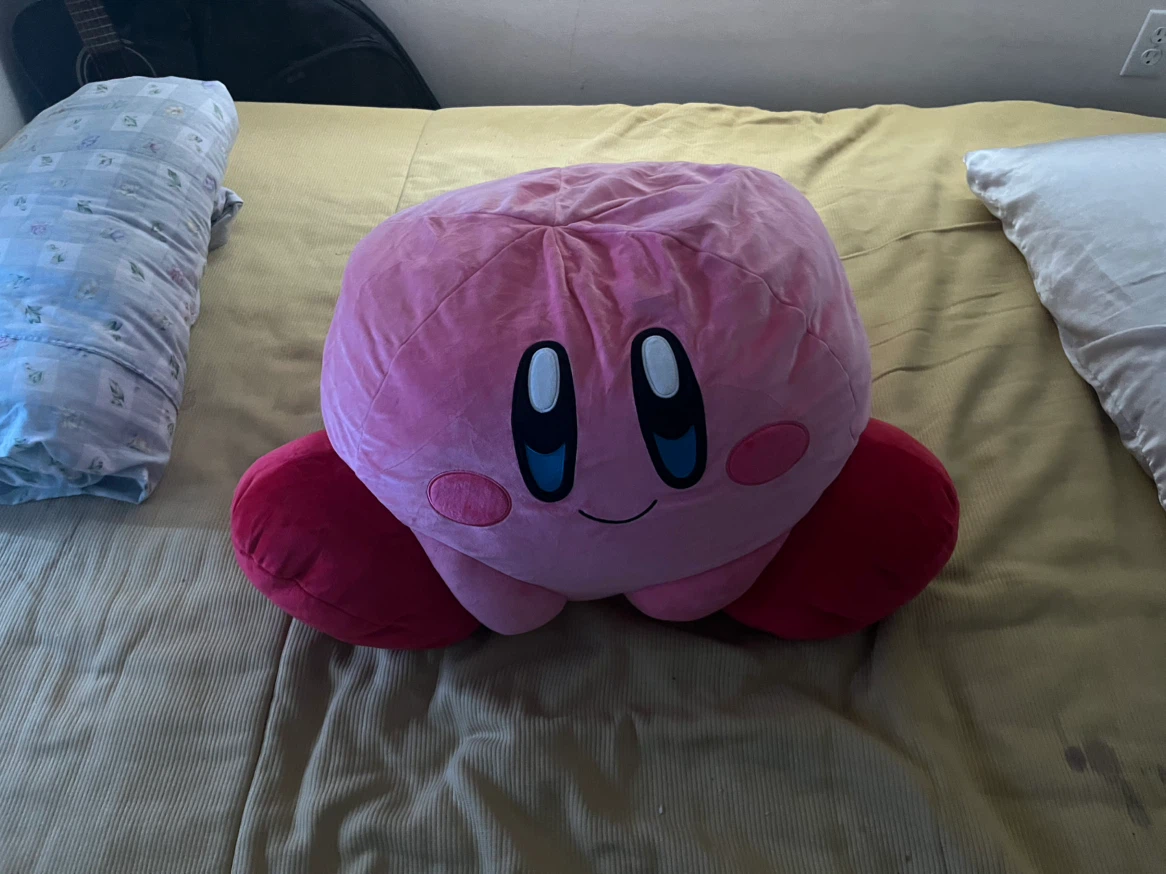 Big Kirby and Mario mushroom plushys - photo 2