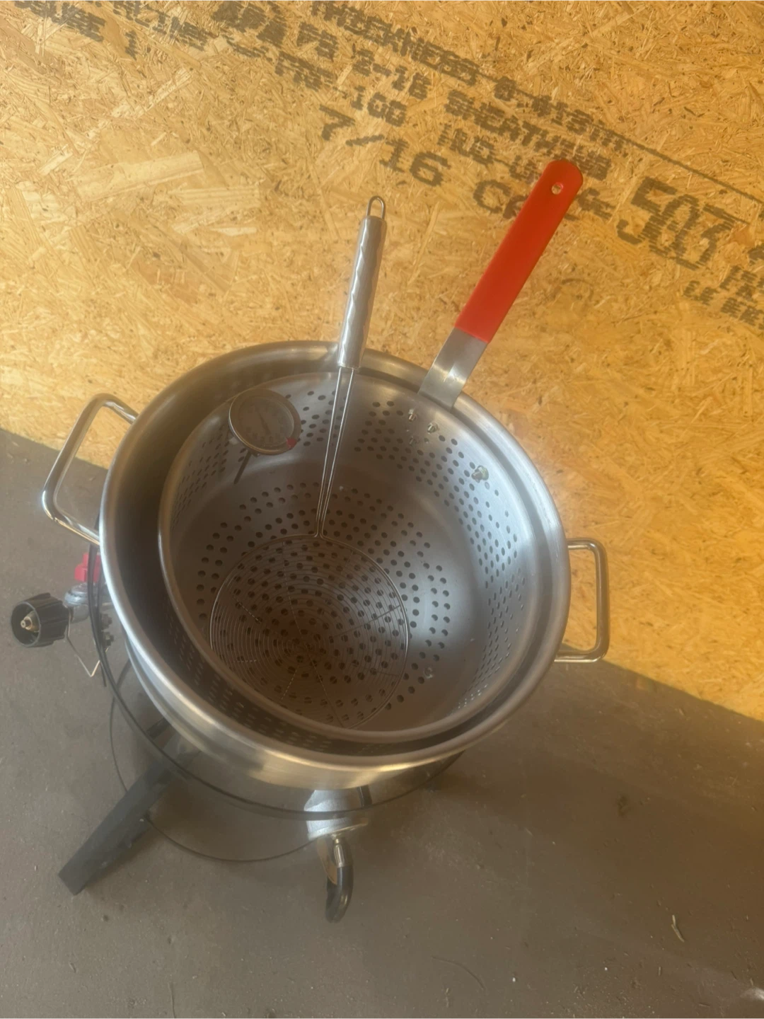 Aluminum Fish Fry Pot Kit