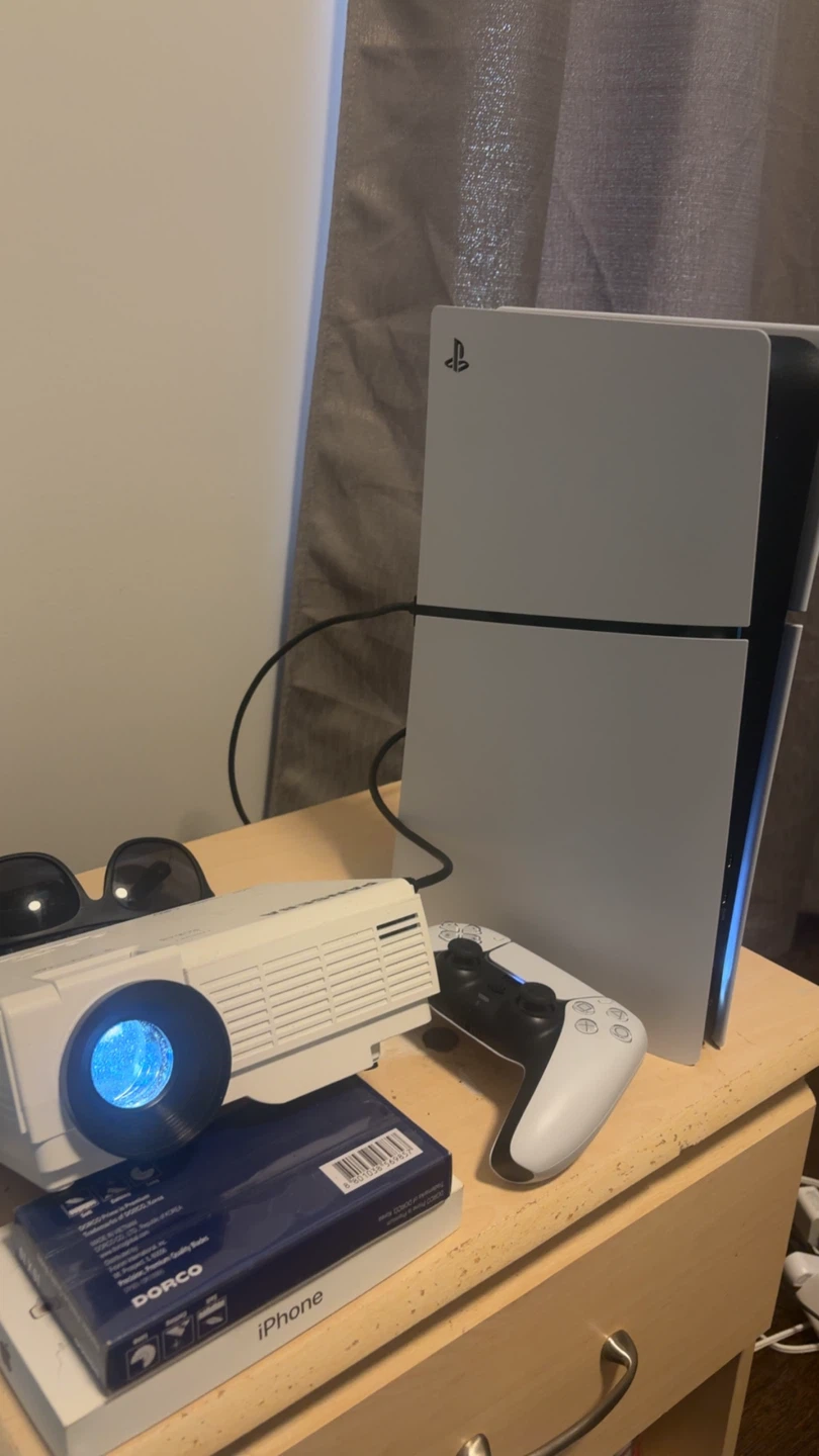 Sony PlayStation 5 slim with box and projector - photo 3