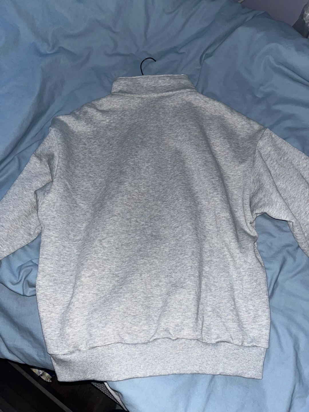 Alo Grey Quarter Zip Sweatshirt - Medium - photo 3