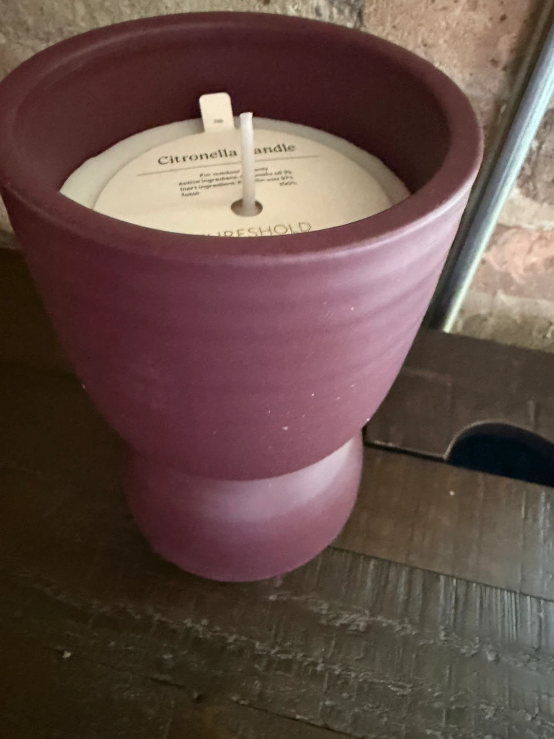 Threshold Citronella Candle NEW! - photo 2