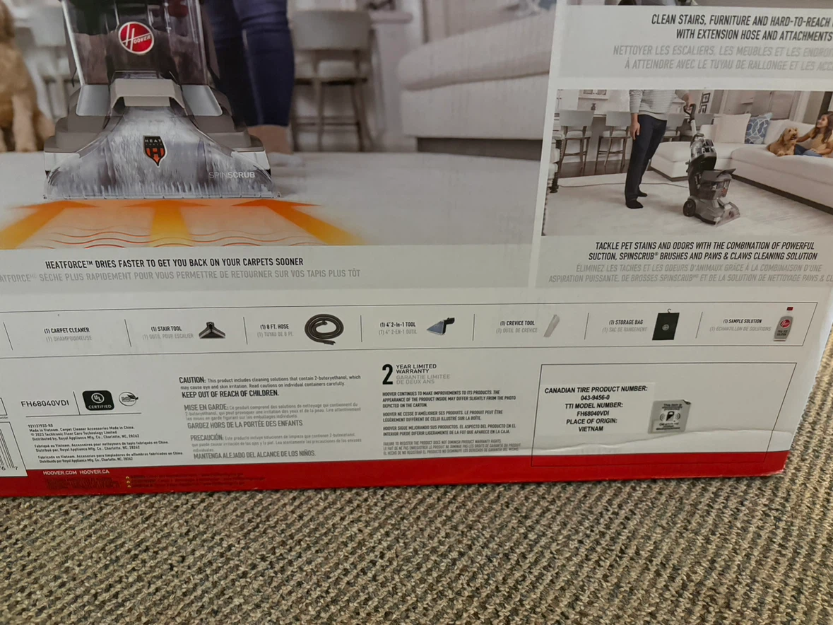 Hoover PowerScrub XL Pet Plus Carpet Cleaner - photo 2