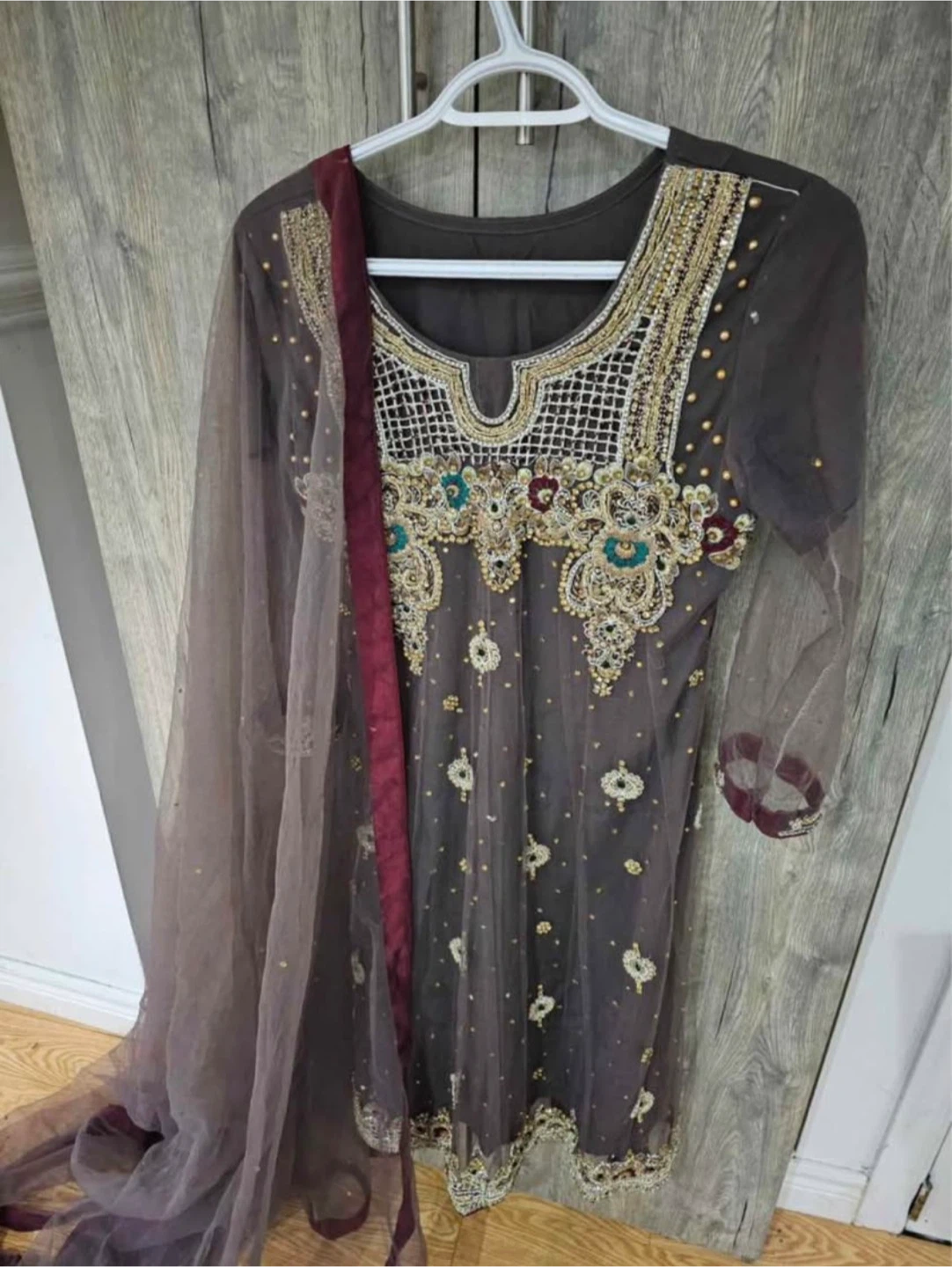 Embellished Salwar Kameez Dupatta Set
