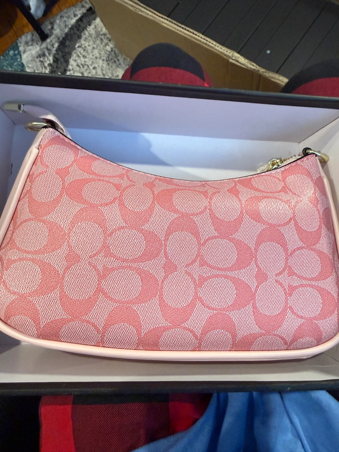Coach Pink Signature Shoulder Bag - photo 2