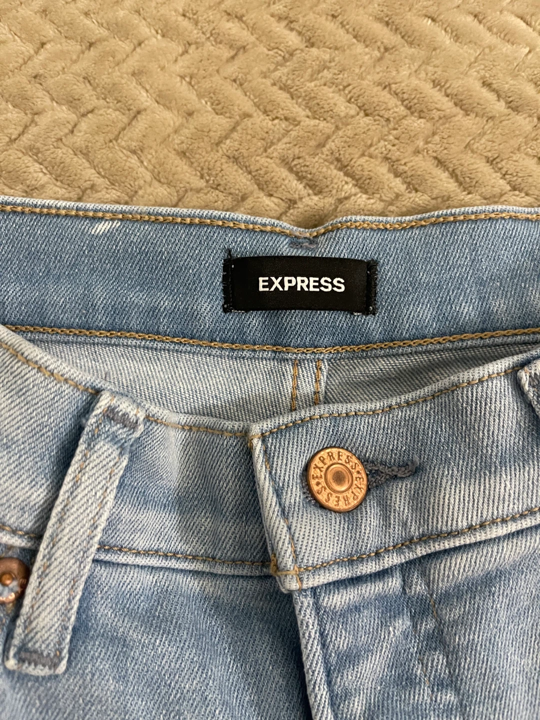 EXPRESS Skinny Mid Rise Jeans Size 8/R - photo 3