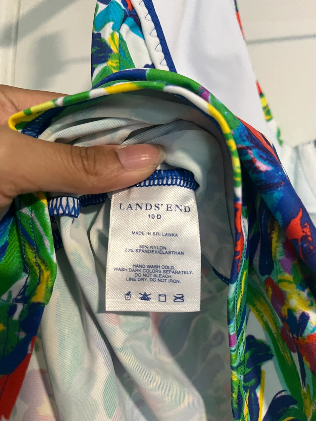 Floral Tankini Top - Size 10 Dcup - photo 4