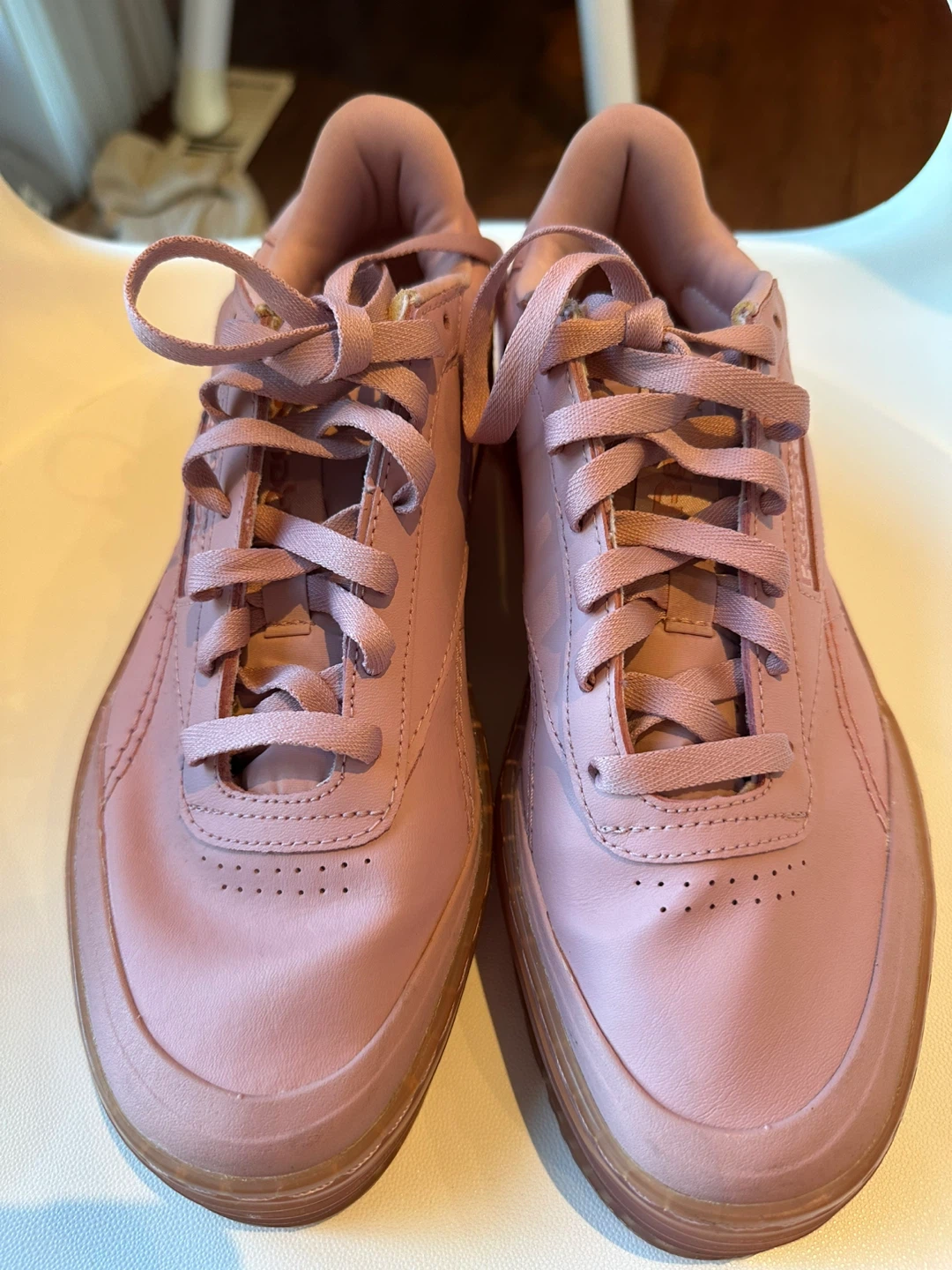 Reebok Pink Platform Sneakers - photo 3