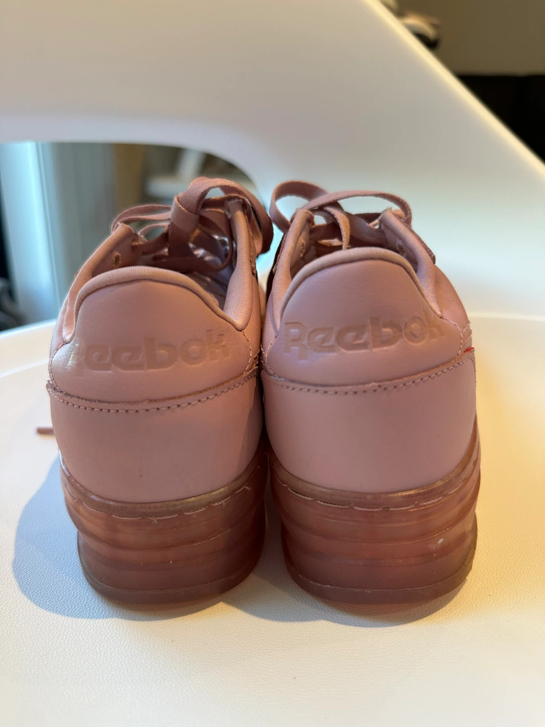 Reebok Pink Platform Sneakers - photo 4