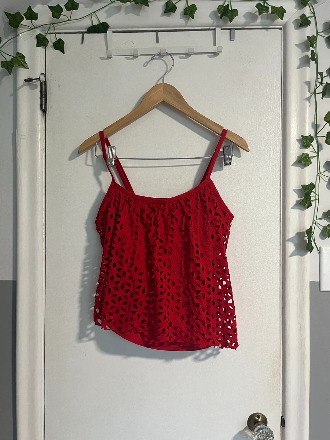 Luxe by Lisa Vogel Sway Tankini Top - size 10