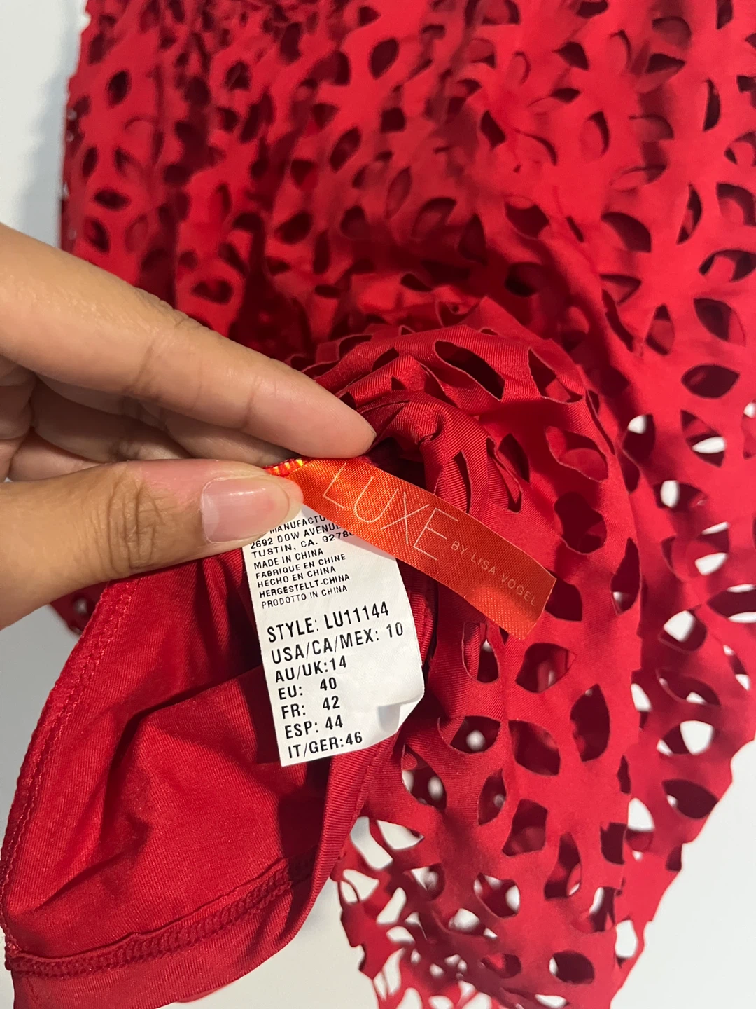 Luxe by Lisa Vogel Sway Tankini Top - size 10 - photo 4