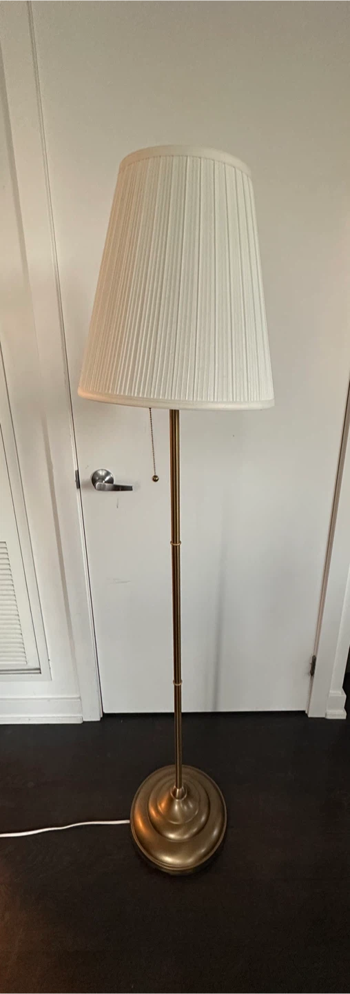 Floor Lamp with Pleated Shade - photo 2