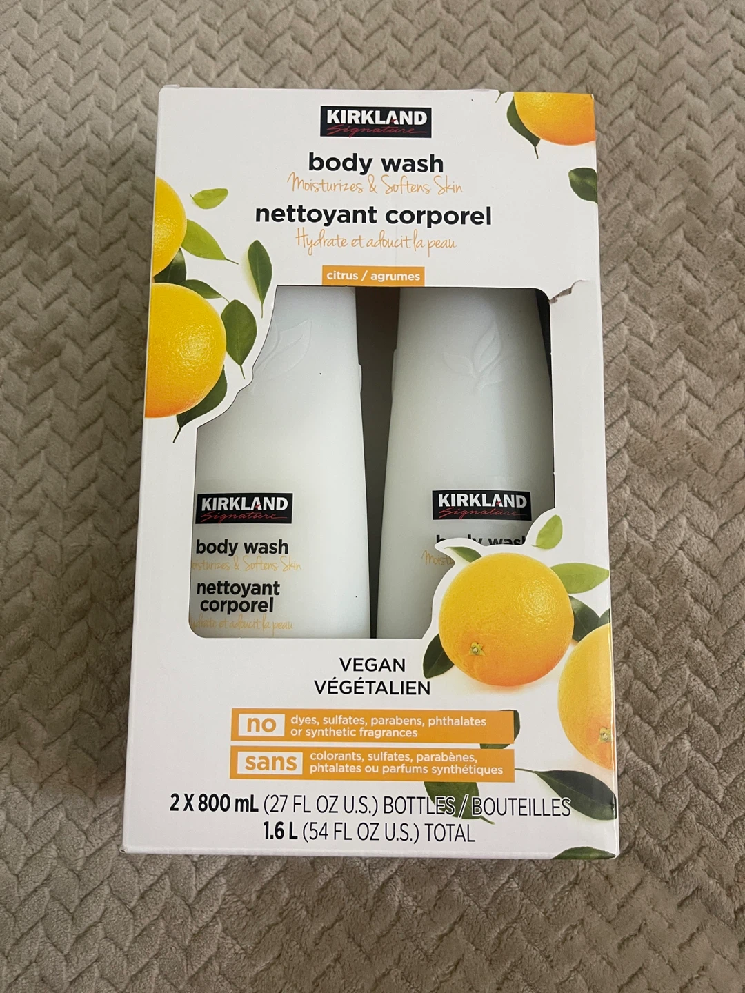 Kirkland Signature Body Wash Citrus - 2 Pack
