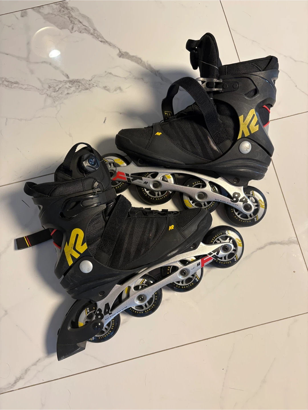 K2 Inline Skates - Black and Yellow