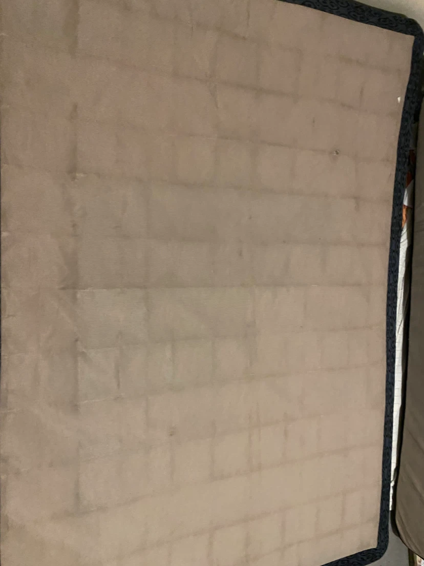 White rolling storage cabinet and box spring - photo 5