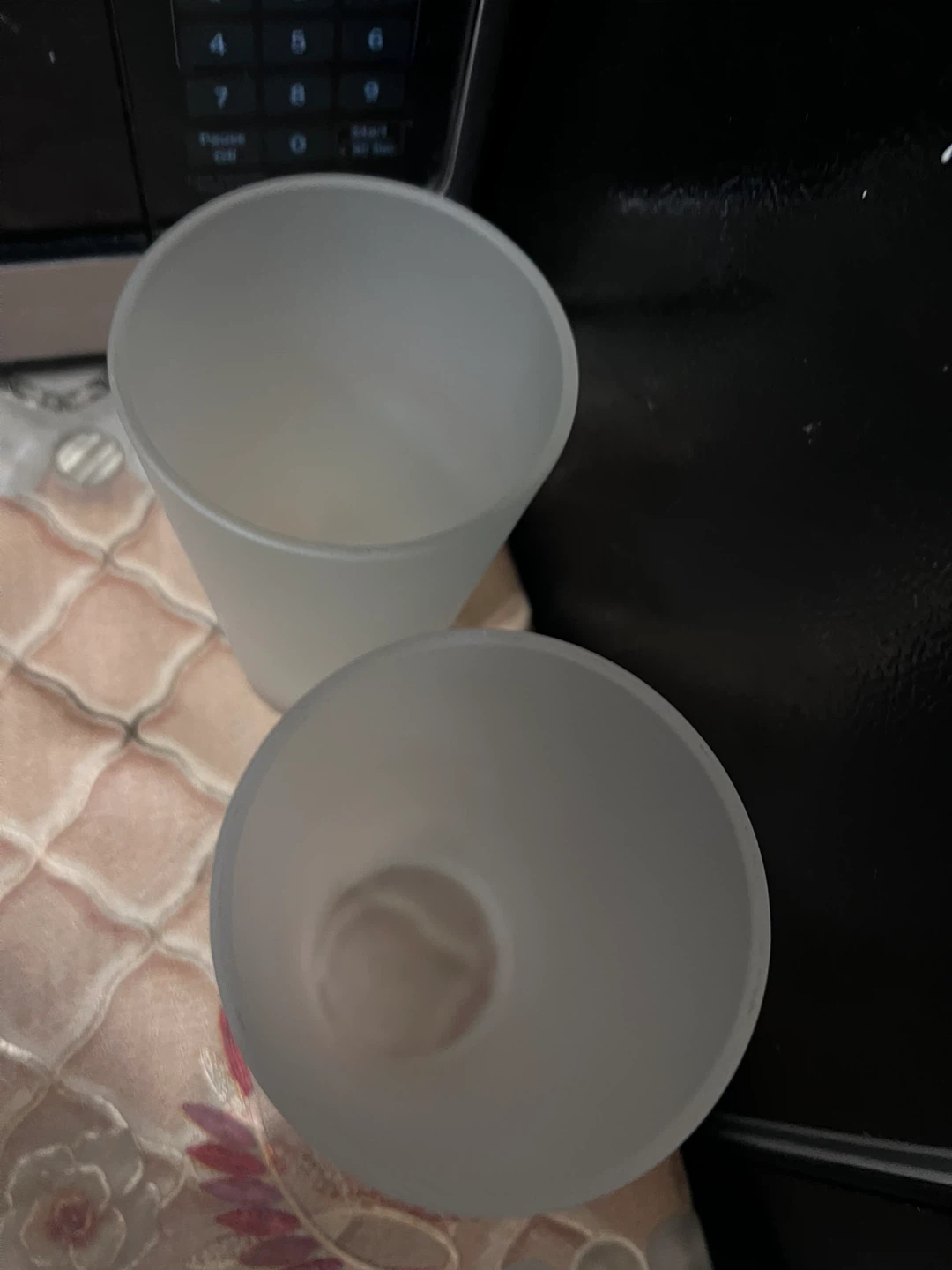 Set of 2 Frosted Glass Tumblers - photo 2