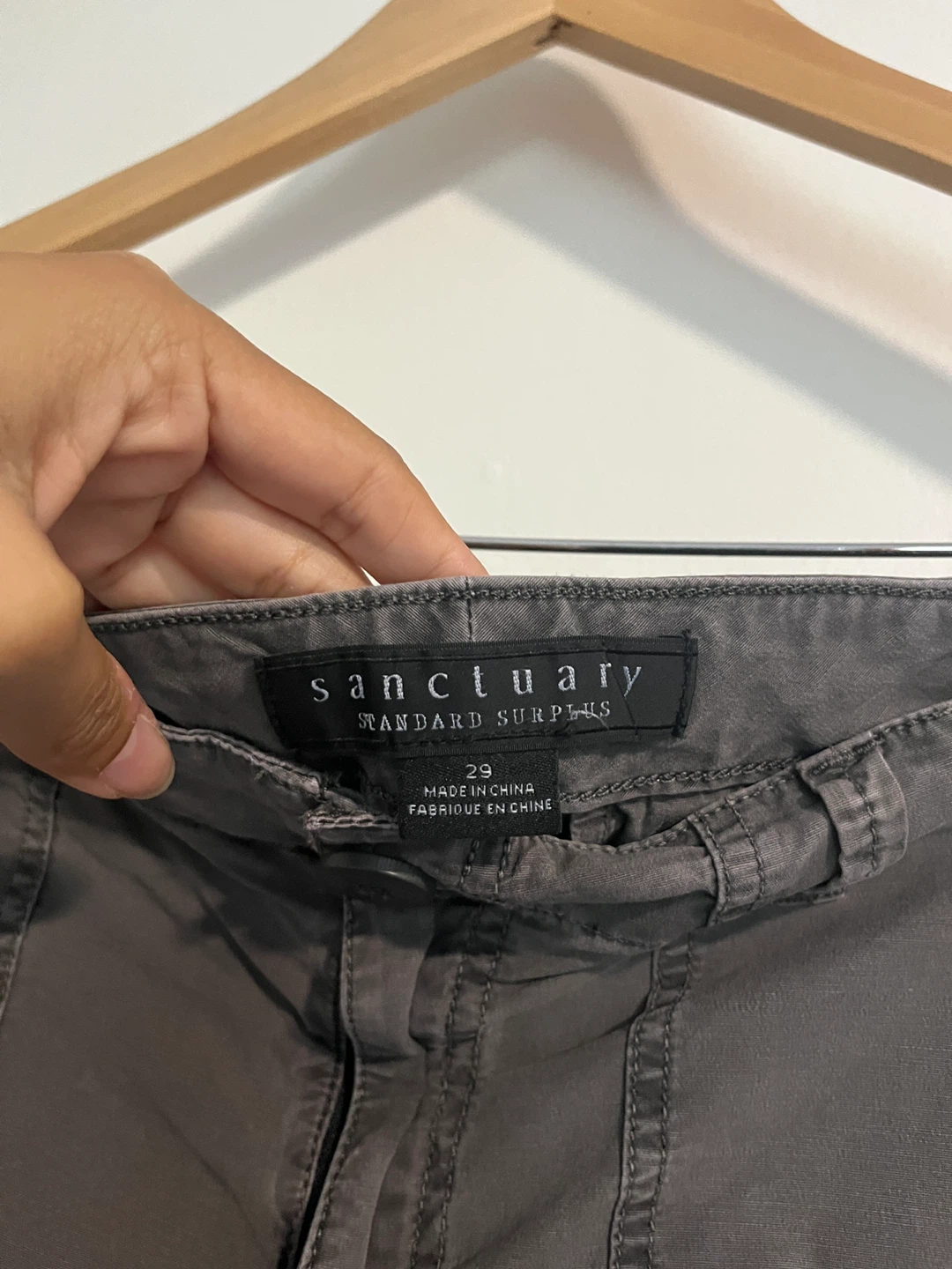 Grey Cargo Shorts - Waist 29 - photo 4
