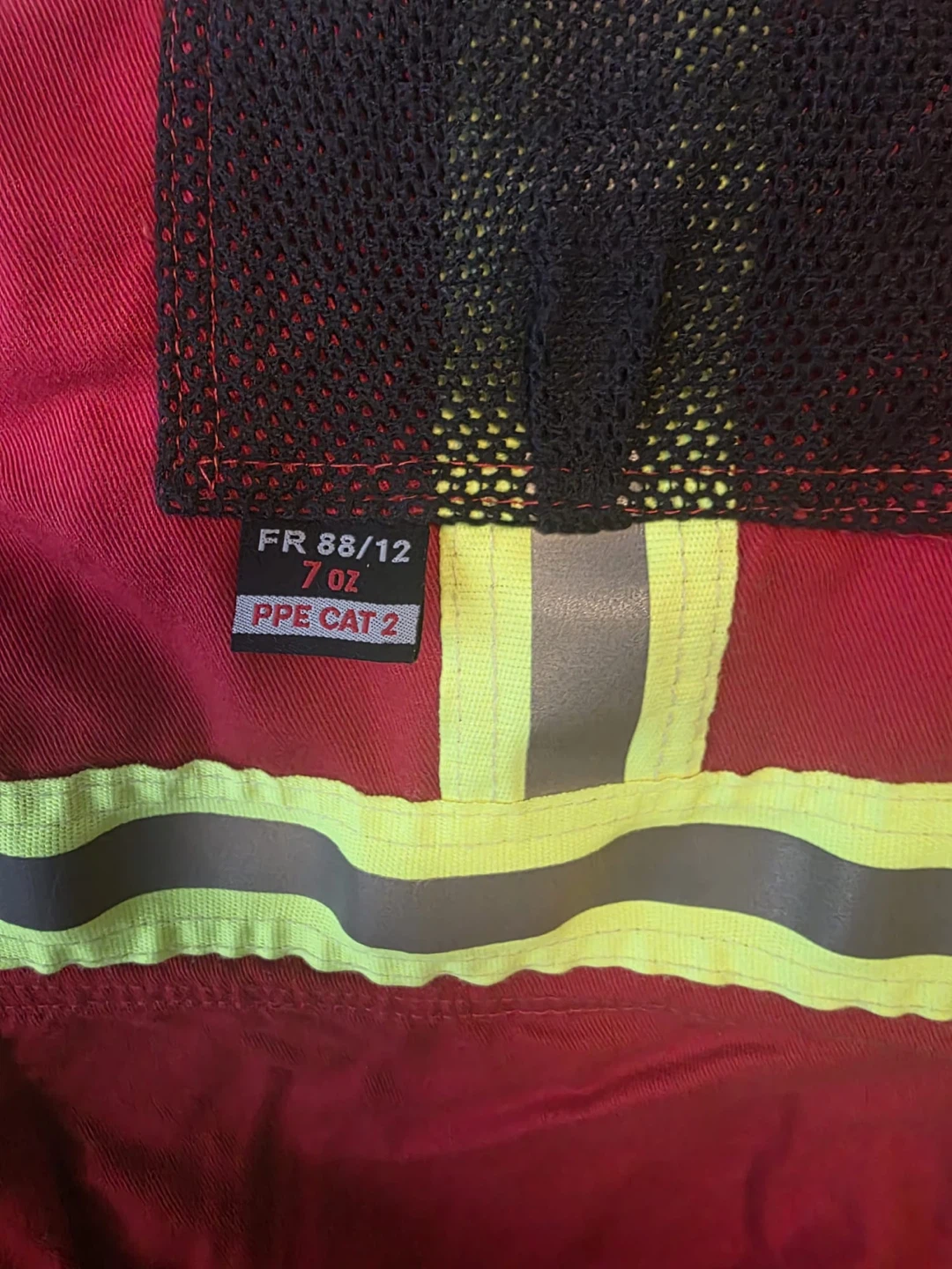 Red Flame Resistant Work Coveralls Size 48R