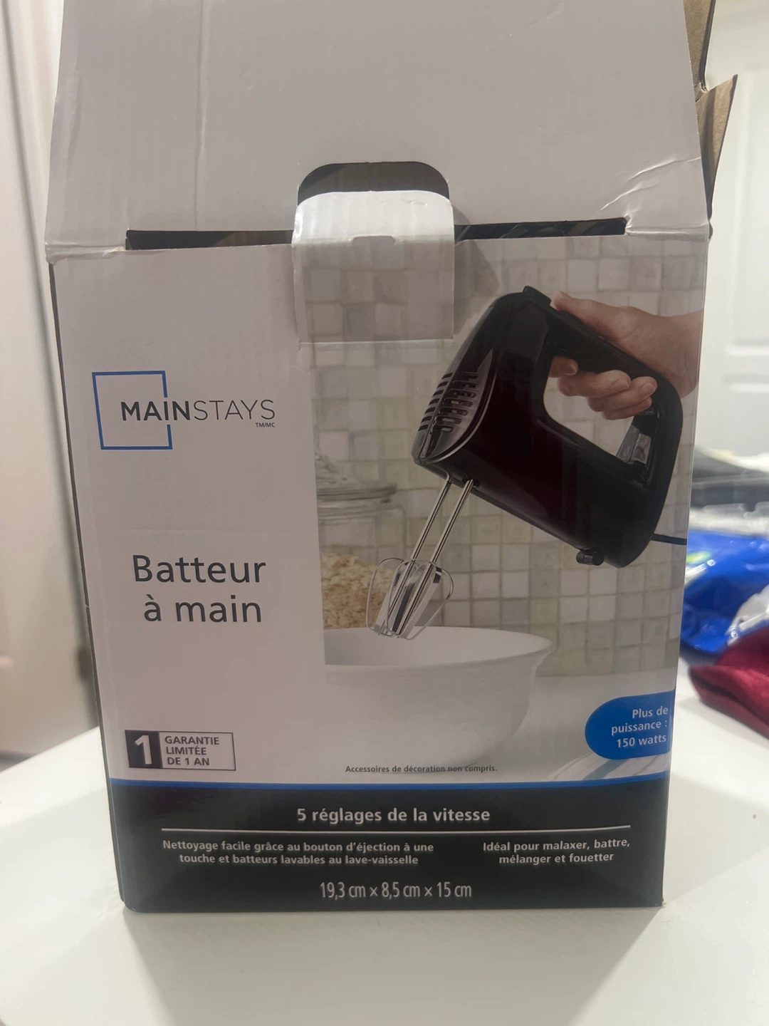 Mainstays Hand Mixer - 150 Watts